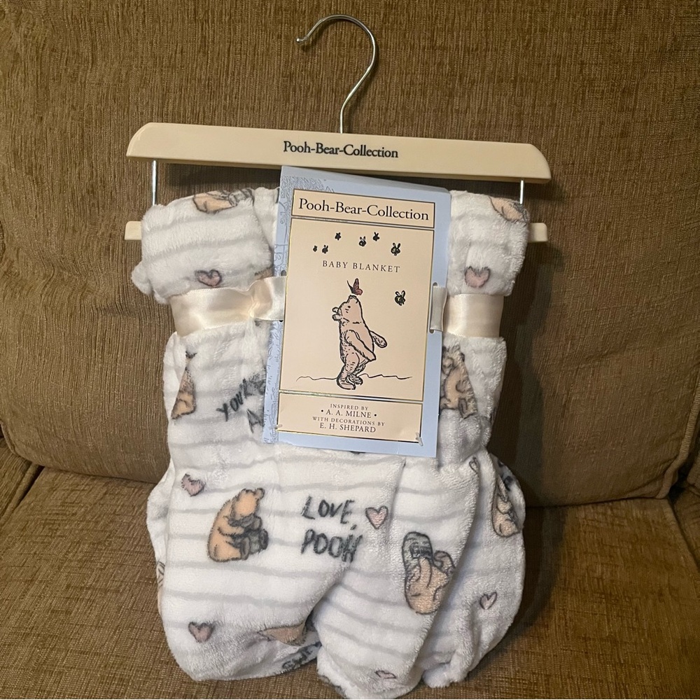 Pooh Baby Blanket NWT